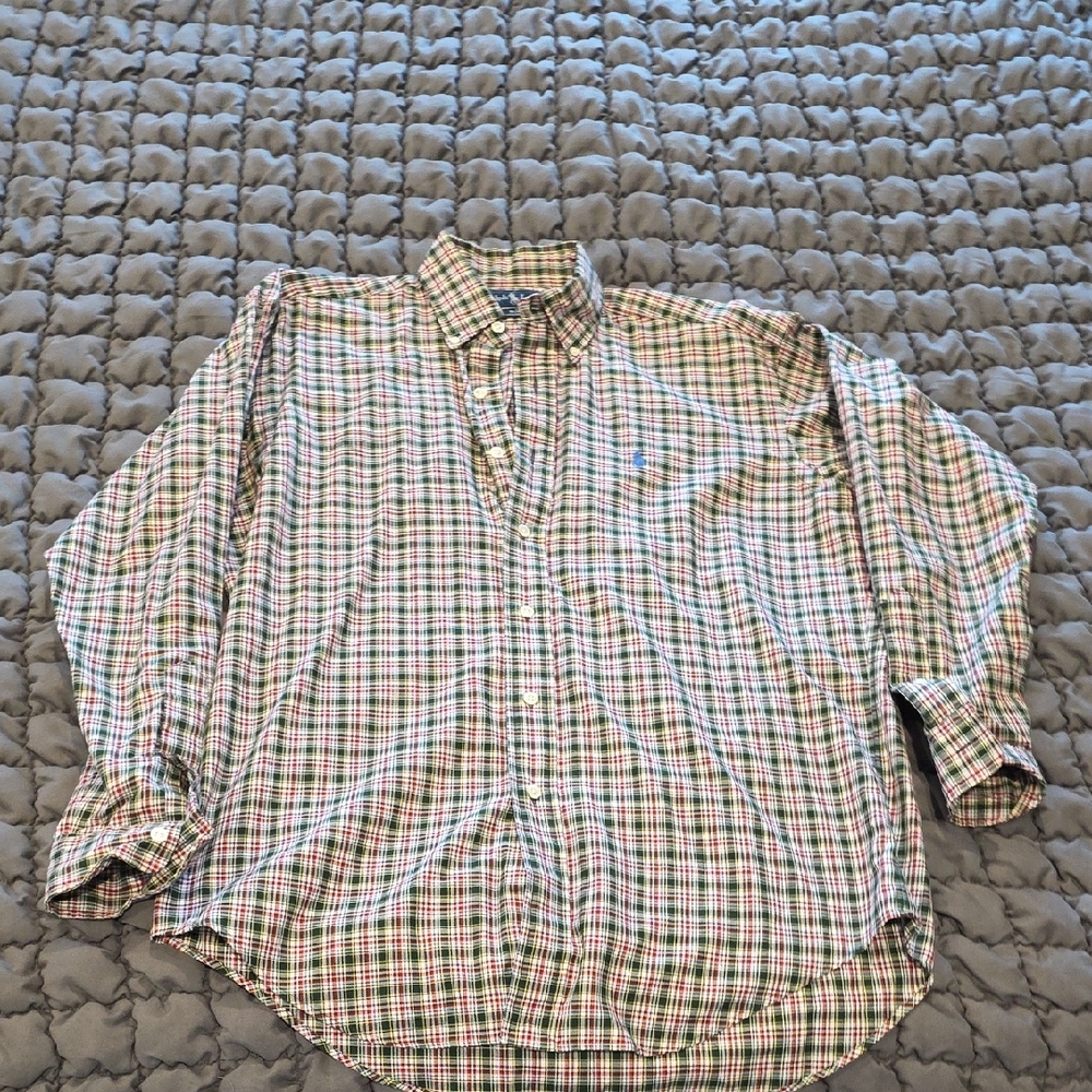 Ralph Lauren Men's Multicolor Checkered Shirt
